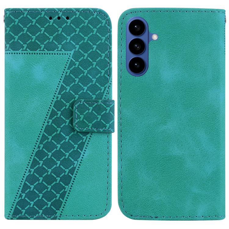 Seven-shaped Embossed Leather Phone Case