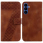 Seven-shaped Embossed Leather Phone Case