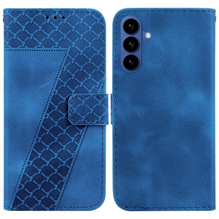 Seven-shaped Embossed Leather Phone Case