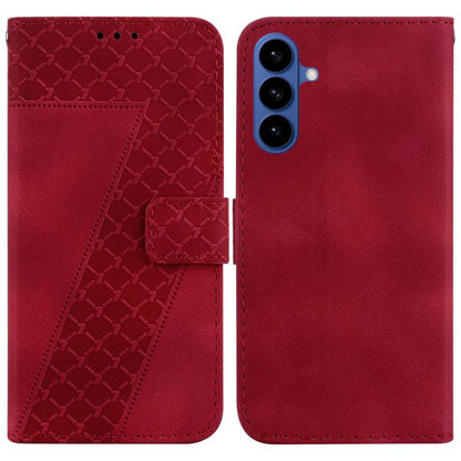 Seven-shaped Embossed Leather Phone Case