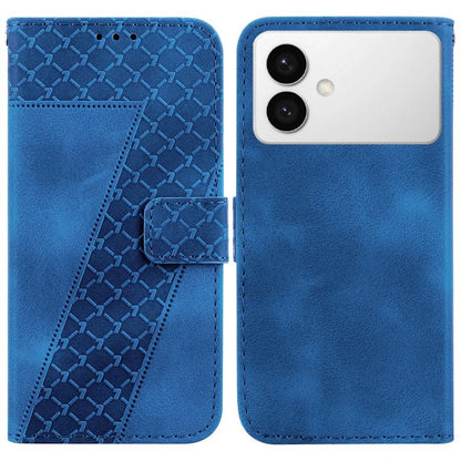 Seven-shaped Embossed Leather Phone Case