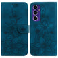 Lily Embossed Leather Phone Case, For Samsung Galaxy S25 Ultra 5G, For Samsung Galaxy S24 FE 5G