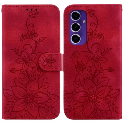 Lily Embossed Leather Phone Case