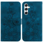 Lily Embossed Leather Phone Case, For Samsung Galaxy S25 FE 5G, For Samsung Galaxy S25 Edge 5G, For Samsung Galaxy S25 5G, For Samsung Galaxy S25+ 5G