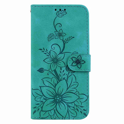Lily Embossed Leather Phone Case, For Samsung Galaxy S25 Ultra 5G, For Samsung Galaxy S24 FE 5G