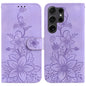 Lily Embossed Leather Phone Case, For Samsung Galaxy S25 Ultra 5G, For Samsung Galaxy S24 FE 5G