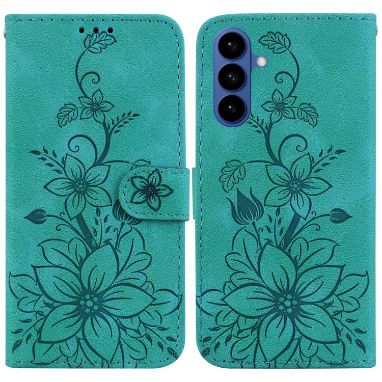 Lily Embossed Leather Phone Case