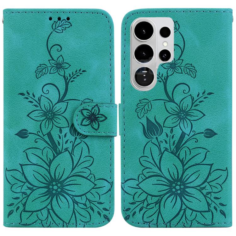 Lily Embossed Leather Phone Case