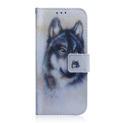 Coloured Drawing Flip Leather Phone Case