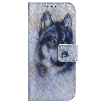 Coloured Drawing Flip Leather Phone Case