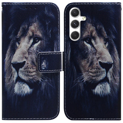 Coloured Drawing Flip Leather Phone Case, For Samsung Galaxy S25 FE 5G, For Samsung Galaxy S25 5G