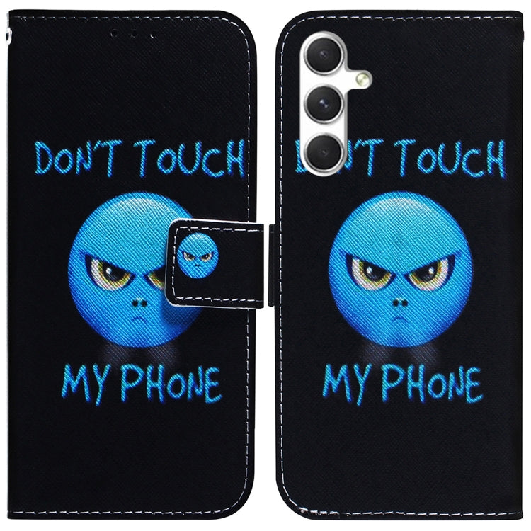 Coloured Drawing Flip Leather Phone Case, For Samsung Galaxy S25 FE 5G, For Samsung Galaxy S25 5G