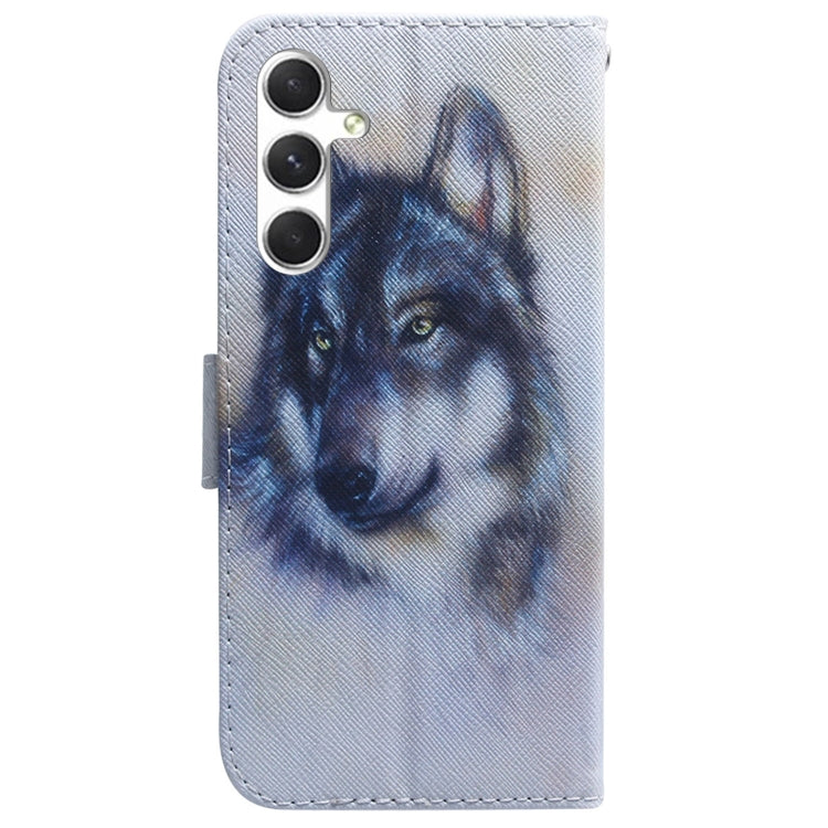 Coloured Drawing Flip Leather Phone Case, For Samsung Galaxy S25+ 5G, For Samsung Galaxy S25 Ultra 5G