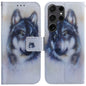 Coloured Drawing Flip Leather Phone Case, For Samsung Galaxy S25+ 5G, For Samsung Galaxy S25 Ultra 5G