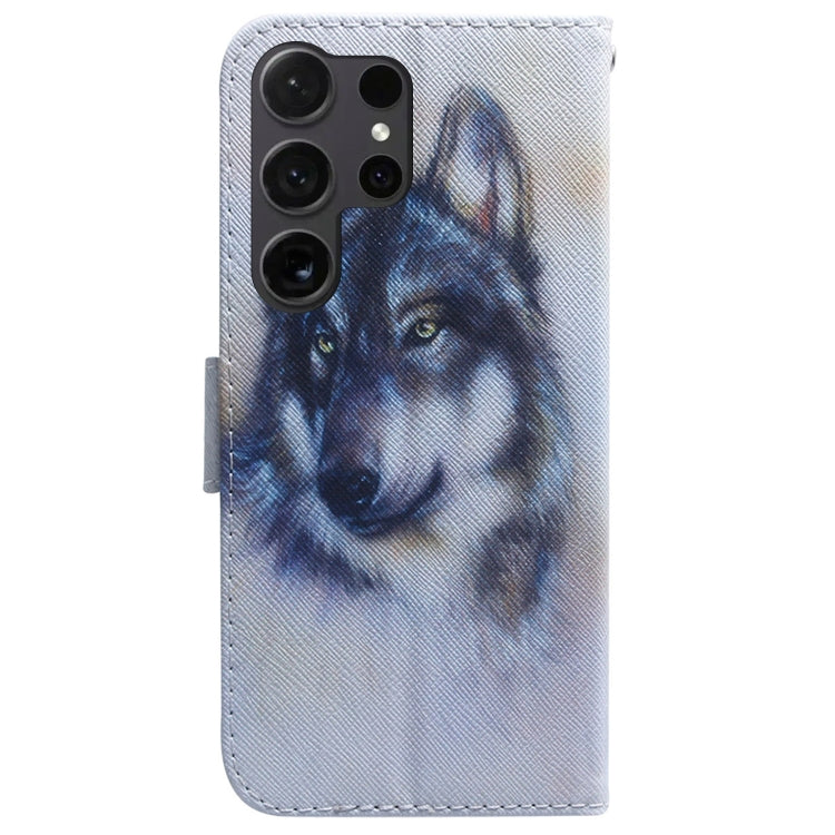 Coloured Drawing Flip Leather Phone Case