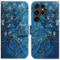 Coloured Drawing Flip Leather Phone Case, For Samsung Galaxy S25+ 5G, For Samsung Galaxy S25 Ultra 5G