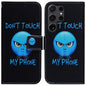 Coloured Drawing Flip Leather Phone Case, For Samsung Galaxy S25+ 5G, For Samsung Galaxy S25 Ultra 5G