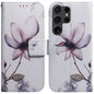 Coloured Drawing Flip Leather Phone Case, For Samsung Galaxy S25 Ultra 5G, For Samsung Galaxy S24 FE 5G