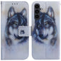 Coloured Drawing Flip Leather Phone Case, For Samsung Galaxy S25 FE 5G, For Samsung Galaxy S25 5G