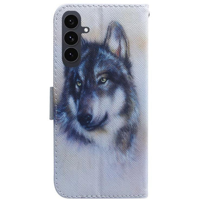 Coloured Drawing Flip Leather Phone Case, For Samsung Galaxy S25 FE 5G, For Samsung Galaxy S25 5G