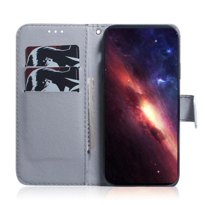 Coloured Drawing Flip Leather Phone Case, For Samsung Galaxy S25 FE 5G, For Samsung Galaxy S25 5G