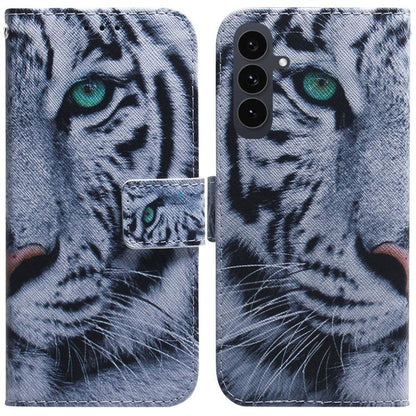 Coloured Drawing Flip Leather Phone Case, For Samsung Galaxy S25 FE 5G, For Samsung Galaxy S25 5G