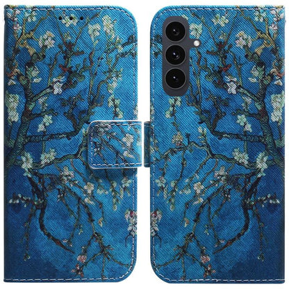 Coloured Drawing Flip Leather Phone Case, For Samsung Galaxy S25 FE 5G, For Samsung Galaxy S25 5G