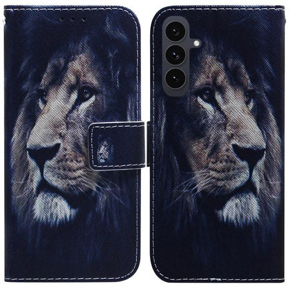 Coloured Drawing Flip Leather Phone Case, For Samsung Galaxy S25 FE 5G, For Samsung Galaxy S25 5G