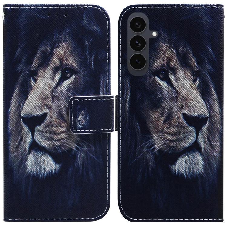 Coloured Drawing Flip Leather Phone Case