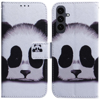 Coloured Drawing Flip Leather Phone Case, For Samsung Galaxy S25 FE 5G, For Samsung Galaxy S25 5G