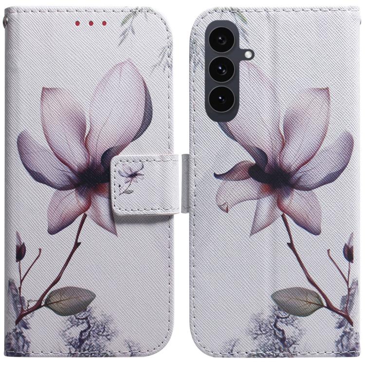 Coloured Drawing Flip Leather Phone Case, For Samsung Galaxy S25 FE 5G, For Samsung Galaxy S25 5G