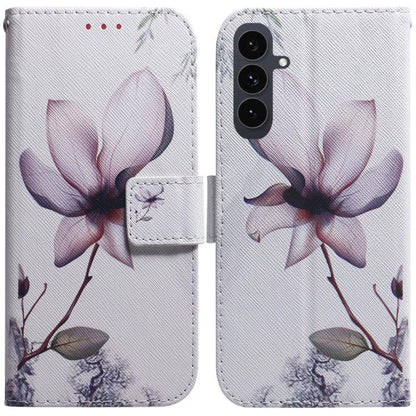 Coloured Drawing Flip Leather Phone Case, For Samsung Galaxy S25 FE 5G, For Samsung Galaxy S25 5G