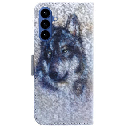 Coloured Drawing Flip Leather Phone Case