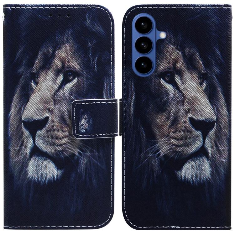 Coloured Drawing Flip Leather Phone Case