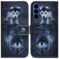 Coloured Drawing Flip Leather Phone Case, For Samsung Galaxy S26 Ultra 5G, For Samsung Galaxy S26 5G
