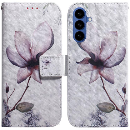 Coloured Drawing Flip Leather Phone Case, For Samsung Galaxy S26 5G, For Samsung Galaxy S25 FE 5G
