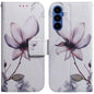 Coloured Drawing Flip Leather Phone Case, For Samsung Galaxy S26 5G, For Samsung Galaxy S25 FE 5G