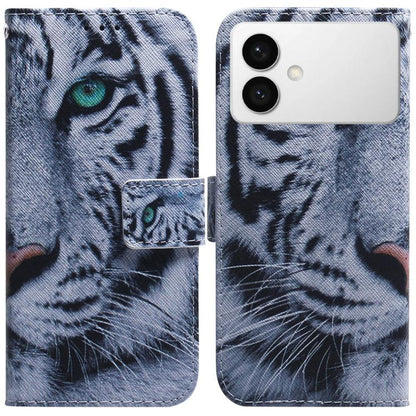 Coloured Drawing Flip Leather Phone Case, For Samsung Galaxy S26+ 5G, For Samsung Galaxy S26 Edge 5G