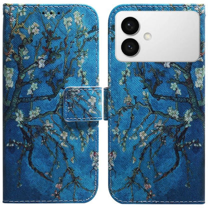 Coloured Drawing Flip Leather Phone Case, For Samsung Galaxy S26+ 5G, For Samsung Galaxy S26 Edge 5G