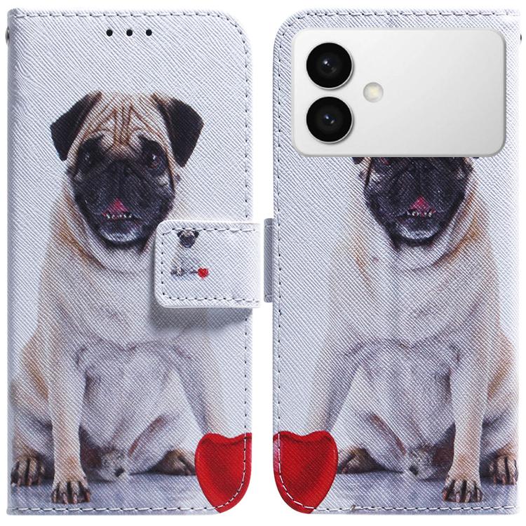 Coloured Drawing Flip Leather Phone Case, For Samsung Galaxy S26+ 5G, For Samsung Galaxy S26 Edge 5G