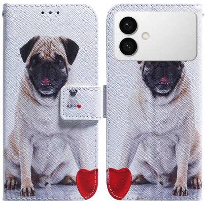 Coloured Drawing Flip Leather Phone Case, For Samsung Galaxy S26+ 5G, For Samsung Galaxy S26 Edge 5G