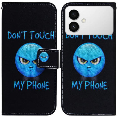 Coloured Drawing Flip Leather Phone Case, For Samsung Galaxy S26+ 5G, For Samsung Galaxy S26 Edge 5G