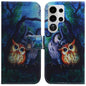 Coloured Drawing Flip Leather Phone Case, For Samsung Galaxy S26 Ultra 5G, For Samsung Galaxy S26 5G