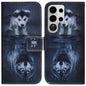 Coloured Drawing Flip Leather Phone Case, For Samsung Galaxy S26 Ultra 5G, For Samsung Galaxy S26 5G