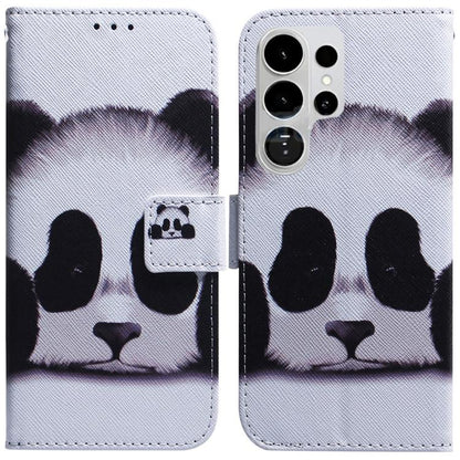 Coloured Drawing Flip Leather Phone Case, For Samsung Galaxy S26 Ultra 5G, For Samsung Galaxy S26 5G