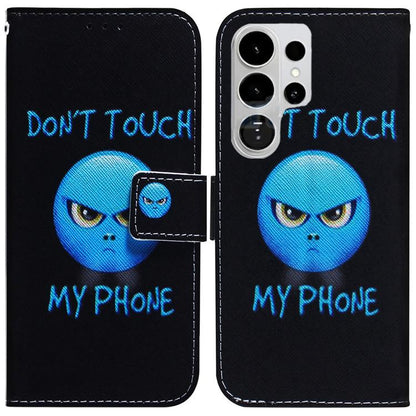 Coloured Drawing Flip Leather Phone Case