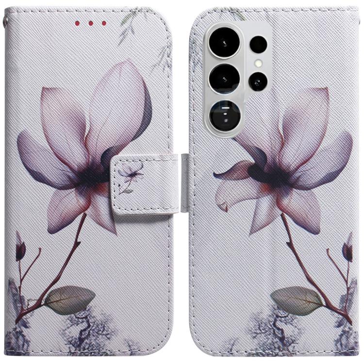 Coloured Drawing Flip Leather Phone Case, For Samsung Galaxy S26 Ultra 5G, For Samsung Galaxy S26 5G
