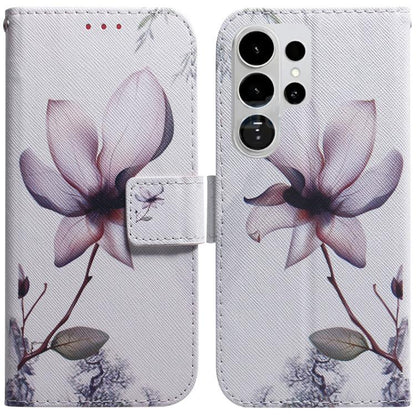Coloured Drawing Flip Leather Phone Case, For Samsung Galaxy S26 Ultra 5G, For Samsung Galaxy S26 5G