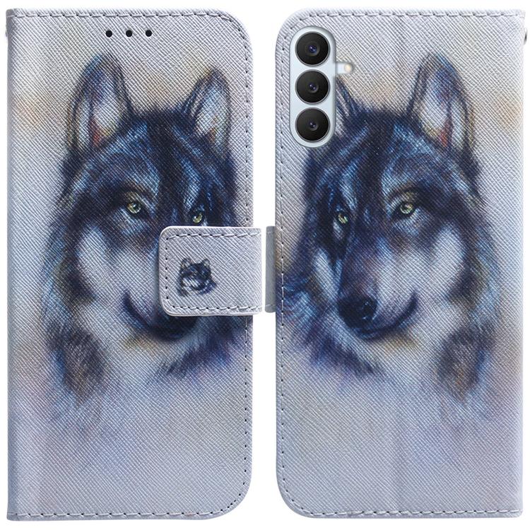 Coloured Drawing Flip Leather Phone Case, For Samsung Galaxy S26+ 5G, For Samsung Galaxy S26 Edge 5G