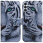 Coloured Drawing Flip Leather Phone Case, For Samsung Galaxy S26+ 5G, For Samsung Galaxy S26 Edge 5G